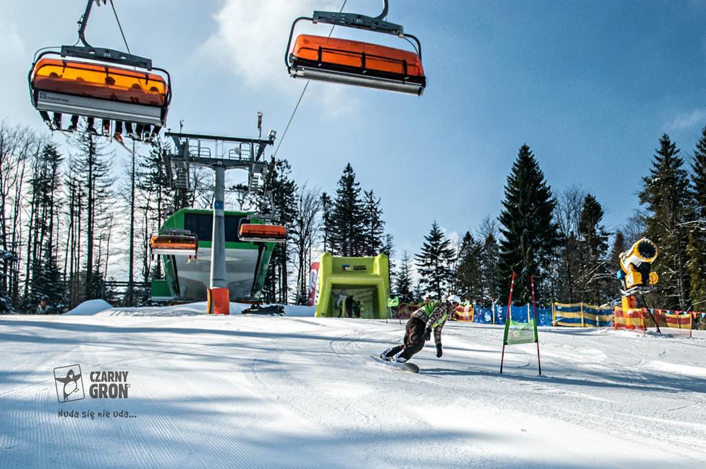 Domki Czarny Gron Rzyki Buitenkant foto